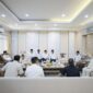 Ketua Umum Partai Gerindra Prabowo Subianto menyambangi kediaman Ketua umum PKB Muhaimin Iskandar (Cak Imin). (Dok. Tim Media Prabowo Subianto)
