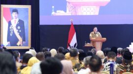 Ketua Umum Partai Gerindra Prabowo Subianto dalam acara strategi transformasi bangsa menuju Indonesia emas 2045. (Dok. Tim Media Prabowo Subianto)
