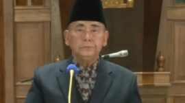 Tangkapan Layar, Pimpinan Pondok Pesantren Al Zaytun, Panji Gumilang. (Dok. Youtube.com/Al-Zaytun Official)
