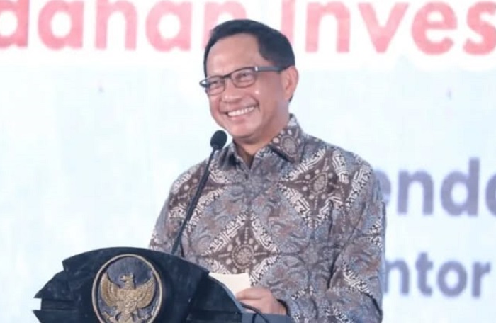 Menteri dalam Negeri 3. Tito Karnavian saat memberi keterangan soal inflasi pangan 2,31 persen.. (Facebook.com @Tito Karnavian)